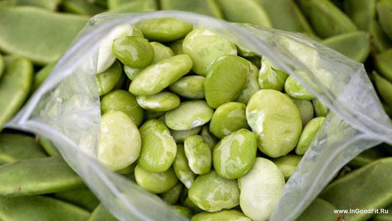 продукты содержащие клетчатку. фасоль лима